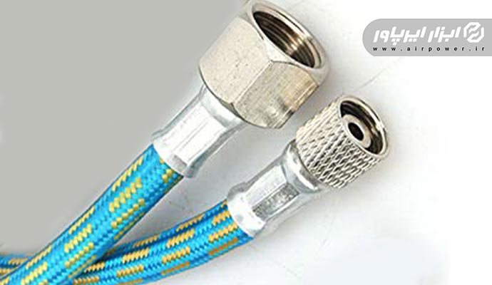 شلنگ نخدار ایربراش 1.8 متری