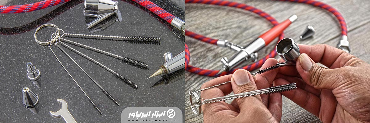 ست فرچه تمیزکننده ایربراش