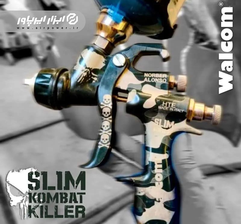 Walcom Air Spray gun Slim KOMBAT HTE Killer