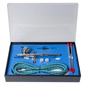 کیت ایربراش APT کاسه رو با لوازم مدل AT-130EK