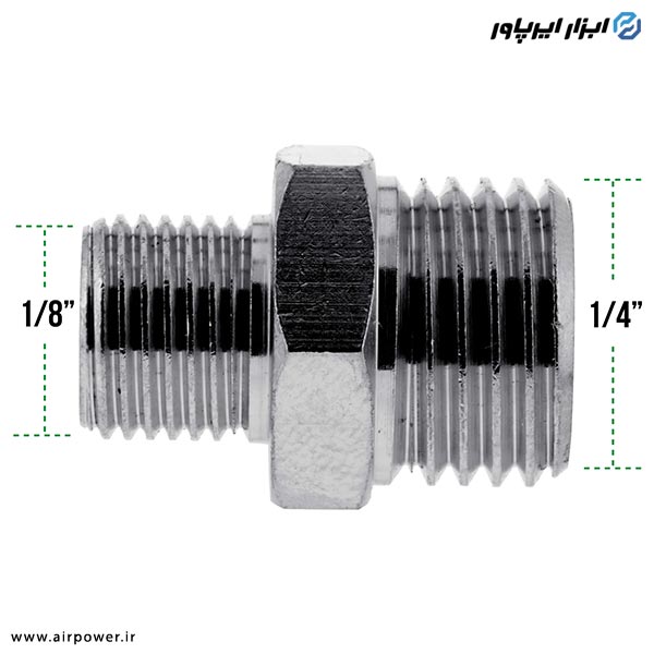 اتصال ایربراش APT رو پیچ 1/8 به 1/4 اینچ مدل AT-A3