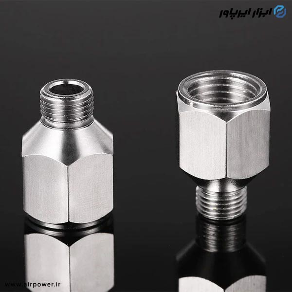 رابط ایربراش APT داخل دنده 1/4 به 1/8 اینچ مدل AT-A4