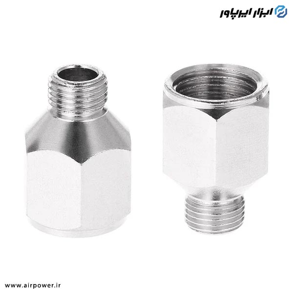 رابط ایربراش APT داخل دنده 1/4 به 1/8 اینچ مدل AT-A4