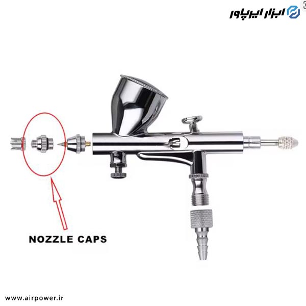 ایرکپ سوزن و نازل ایربراش APT دو تیکه مدل AT-34-180