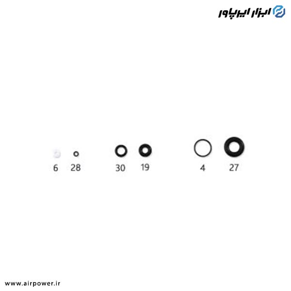 ست اورینگ ایربراش APT شش تیکه مدل AT-25-116