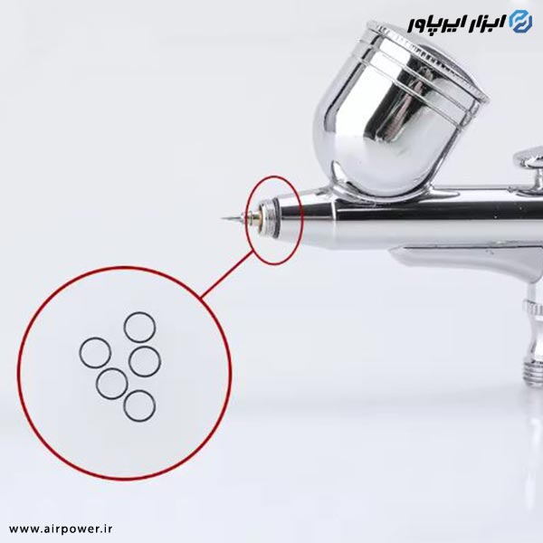 پکینگ اورینگ ایربراش APT هشت تیکه مدل AT-25-130