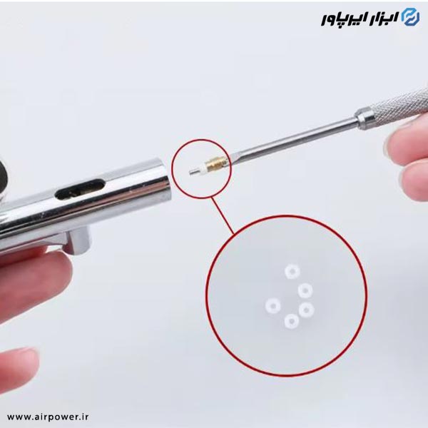 پکینگ اورینگ ایربراش APT هشت تیکه مدل AT-25-130