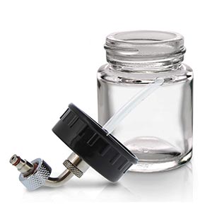 ظرف رنگ ایربراش APT مخزن بغل مدل AT-07