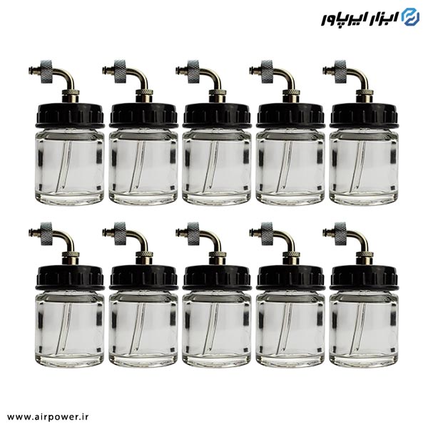 ظرف رنگ ایربراش APT مخزن بغل مدل AT-07