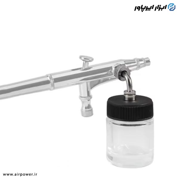 ظرف رنگ ایربراش APT مخزن بغل مدل AT-07