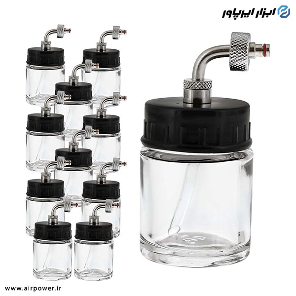 ظرف رنگ ایربراش APT مخزن بغل مدل AT-07