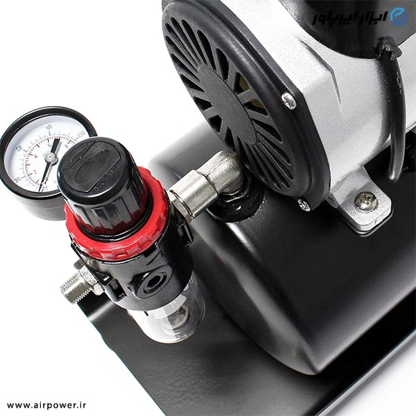 فیلتر و رگلاتور پمپ ایربراش APT با لوازم مدل AT-2000