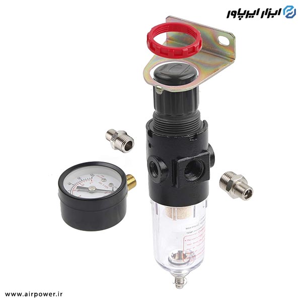 فیلتر و رگلاتور پمپ ایربراش APT با لوازم مدل AT-2000