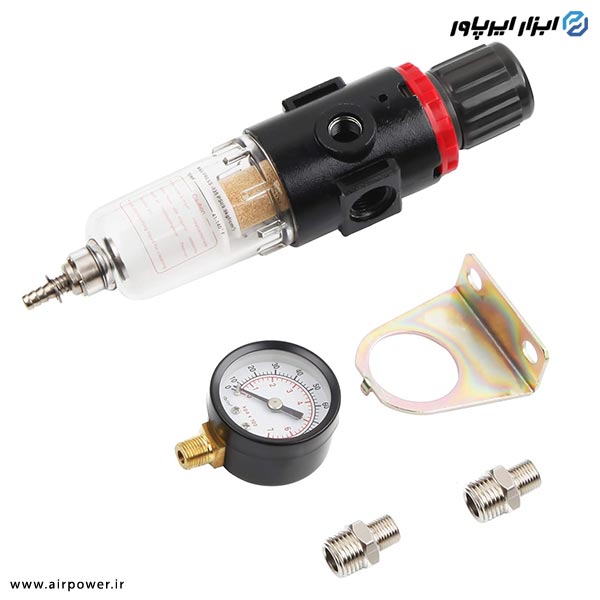 فیلتر و رگلاتور پمپ ایربراش APT با لوازم مدل AT-2000