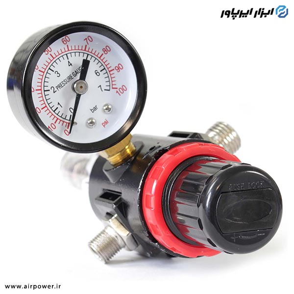 فیلتر و رگلاتور پمپ ایربراش APT با لوازم مدل AT-2000