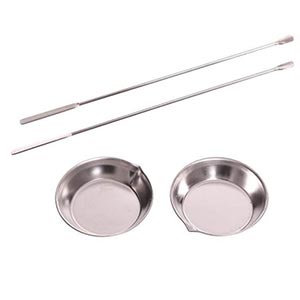 ست همزن رنگ ایربراش APT استیل 4 عددی مدل AT-410