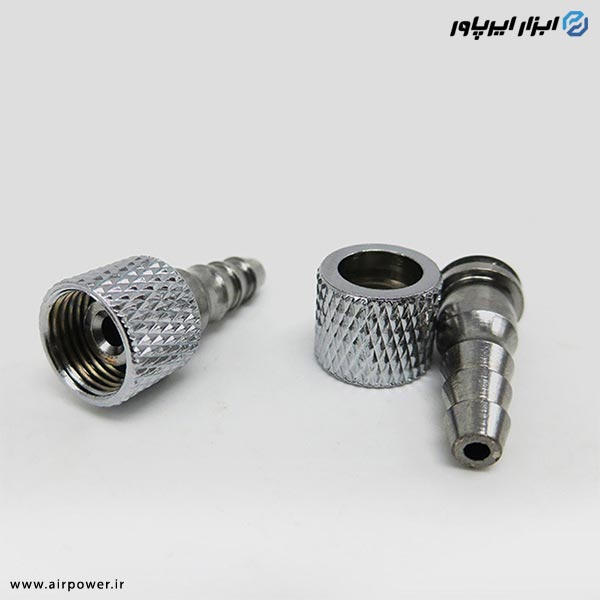کوپلینگ نری ایربراش APT دو تیکه 1/8 اینچ مدل AT-A9