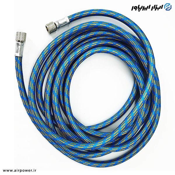 شلنگ ایربراش APT نخدار 3 متری 1/8 اینچ مدل AT-24-3