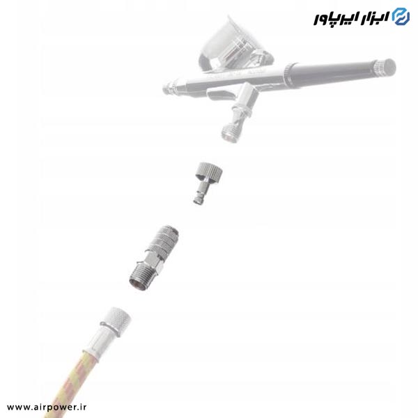 کوپلینگ ایربراش اتوماتیک APT نری و مادگی مدل AT-117