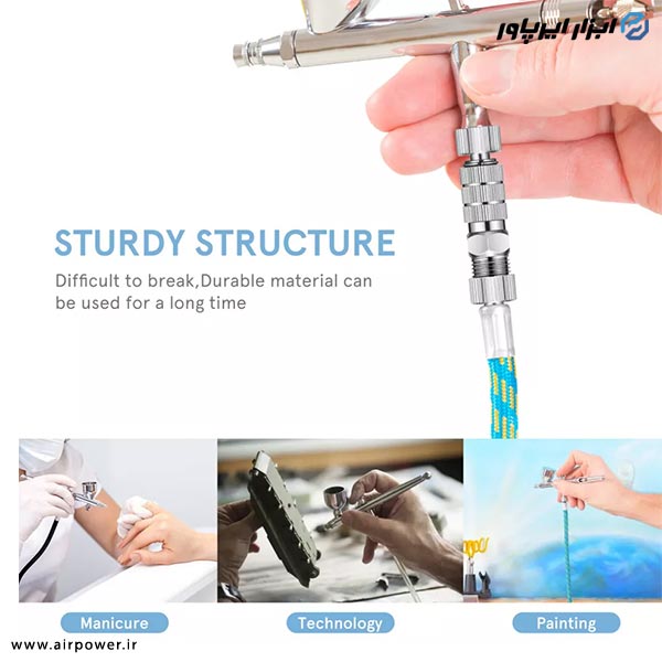 کوپلینگ ایربراش اتوماتیک APT نری و مادگی مدل AT-117