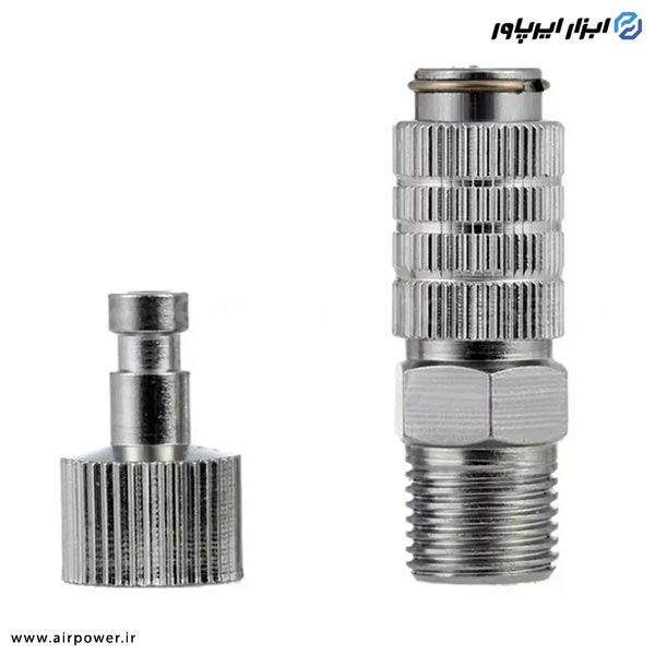 کوپلینگ ایربراش اتوماتیک APT نری و مادگی مدل AT-117