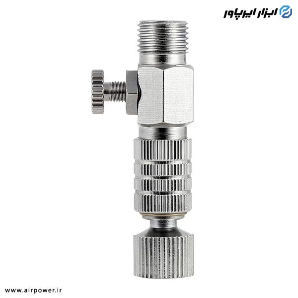 کوپلینگ اتوماتیک ایربراش APT دو تیکه تنظیم دار مدل AT-120