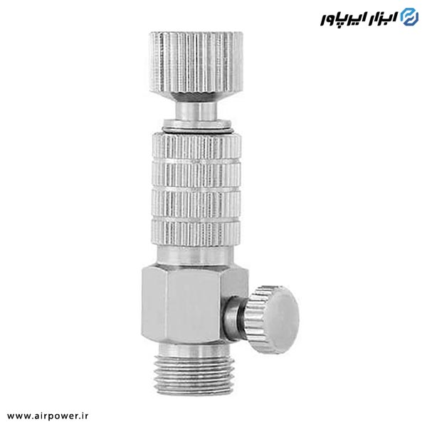 کوپلینگ اتوماتیک ایربراش APT دو تیکه تنظیم دار مدل AT-120