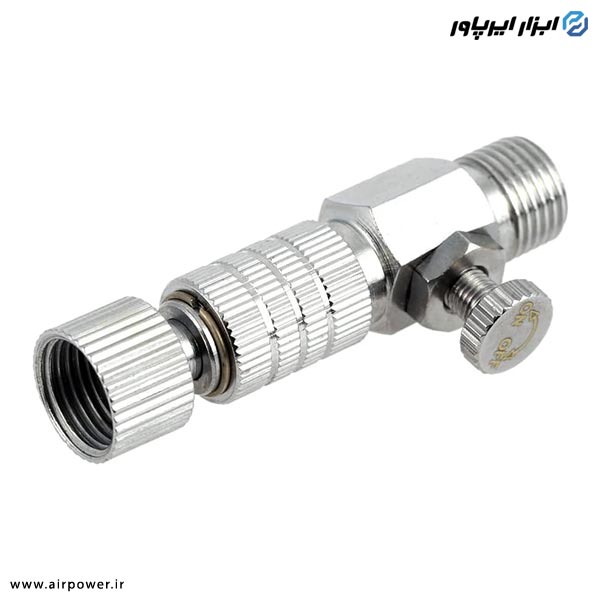 کوپلینگ اتوماتیک ایربراش APT دو تیکه تنظیم دار مدل AT-120