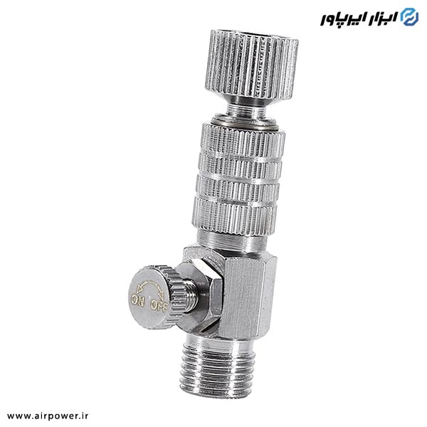 کوپلینگ اتوماتیک ایربراش APT دو تیکه تنظیم دار مدل AT-120