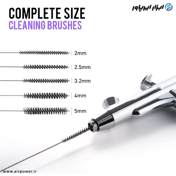 فرچه تمیز کننده قلم ایربراش APT پنج عددی مدل AT-430