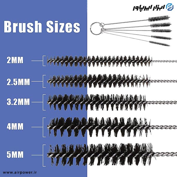 فرچه تمیز کننده قلم ایربراش APT پنج عددی مدل AT-430