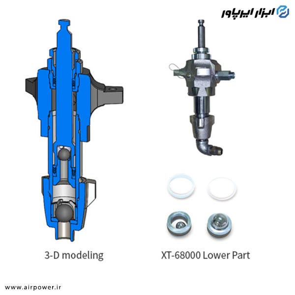 ایرلس بادی YLK کره ای با لوازم کامل مدل XT-68000